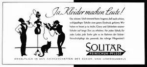 Advertisement for Solitar Fine Shoe Care