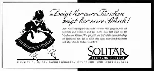 Advertisement for Solitar Fine Shoe Care
