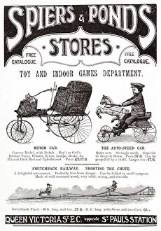 Advert for Spiers & Ponds Stores - Toys 1902