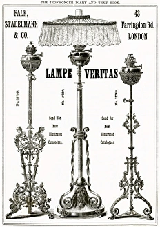 Images Dated 19th July 2017: Advert for Stadelmann & Co. lamps 1889