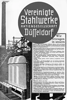 Ad for steelworks