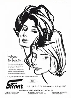 Grosvenor Prints: Advertisement for Steiner Hairstylists