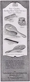 Goldsmiths Prints: Advert for Sterling toilet Service from Goldsmiths