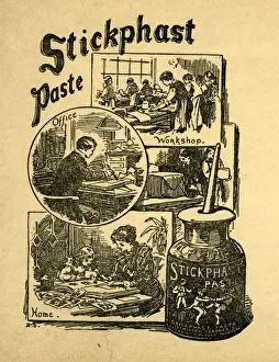 Advertisement for Stickphast Paste