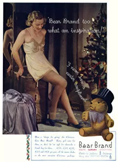 Images Dated 17th October 2017: Advert for Stockings by Bear Brand 1934