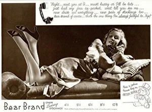 Advert for Stockings by Bear Brand 1934