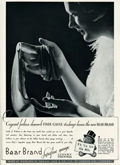 Advert for Stockings by Bear Brand 1935