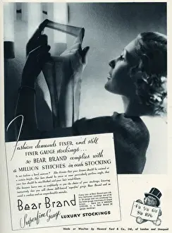 Advert for Stockings by Bear Brand 1935