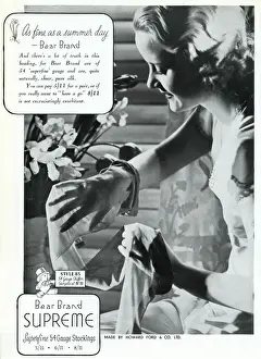 Advert for Stockings by Bear Brand 1936