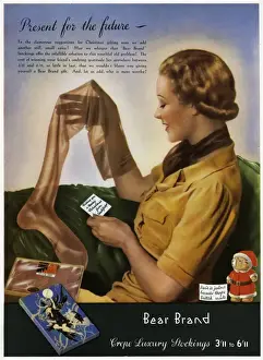 Advert for Stockings by Bear Brand 1937