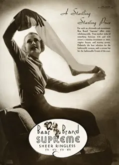 Advert for Stockings by Bear Brand 1938