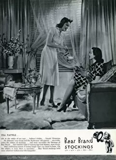Images Dated 9th July 2012: Advert for Stockings by Bear Brand 1939