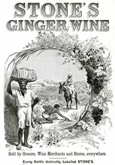 Grocers Gallery: Advertisement for Stones Ginger Wine. Date: 1893