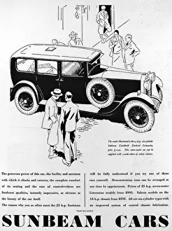 Sun Beam Prints: Advertisment for Sunbeam Cars