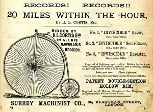 Images Dated 6th September 2017: Advertisement, Surrey Machinist Co
