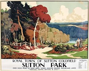 Royal Gallery: Advertisement for Sutton Park, Sutton Coldfield