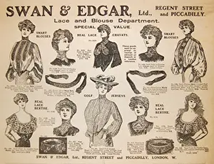 Advertisement for Swan & Edgar department store