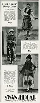 Images Dated 24th July 2017: Advert for Swan & Edgar fancy dress 1928