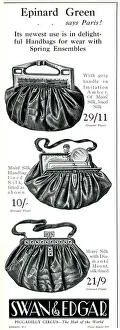 Advert for Swan & Edgar handbags 1929 Advert for Swan & Edgar handbags 1929 Advert for Swan & Edgar handbags 1929 Advert for Swan & Edgar handbags 1929
