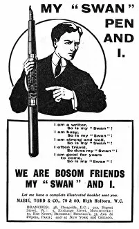 Todd Collection: Advertisement for Swan Pen