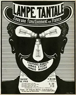 Bulbs Prints: Advert for Tantalus lamps 1910