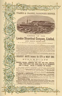 Clacton Gallery: Advert, Thames & Channel Passenger Service