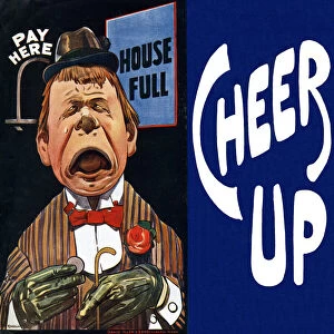 Allen Gallery: Advert for a theatre production, Cheer Up