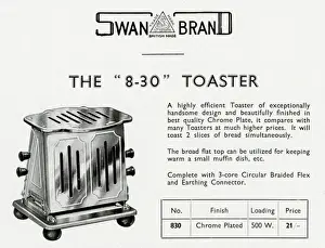 Slices Prints: Advert for toaster 1939