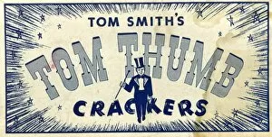 Images Dated 23rd December 2016: Advertisement, Tom Smiths Tom Thumb Crackers