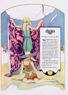 Advert for Tom Wye Swimming Suits, 1920s
