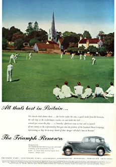 Britain Gallery: Advertisement for Triumph Renown motor car