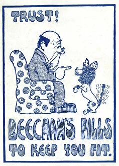 Poodle Collection: Advert, Trust Beecham's Pills to keep you fit