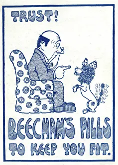 Beechams Prints: Advert, Trust Beecham's Pills to keep you fit