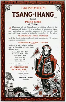 Toiletries Prints: Advert for Tsang-Ihang perfume 1923