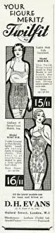 Advert for Twilfit corsets 1931