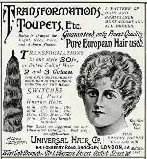 Additions Gallery: Advert for Universal human hair extensions 1915