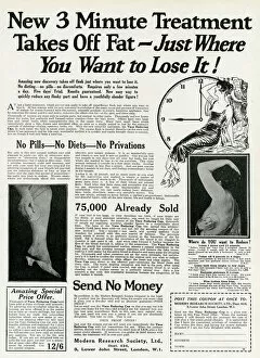 Coupon Collection: Advert for Veco reducing cup for weight loss 1926