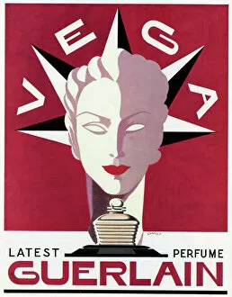 Images Dated 29th July 2016: Advert for Vega perfume by Guerlain 1937