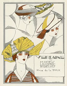 Images Dated 13th October 2017: Advert for Velaine hats 1920