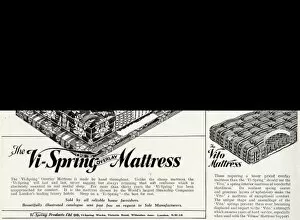 Coil Collection: Advert for Vi-spring Mattress 1934