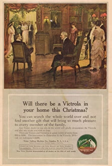 Advert for the Victrola, record player