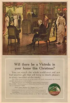 Voice Prints: Advert for the Victrola, record player