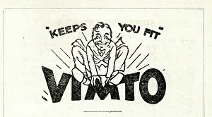 Manchester Prints: Advert, Vimto Keeps You Fit, Tonic Fruit Drink