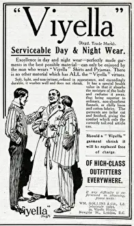 Newgate Prints: Advertisement for Viyella day and night wear