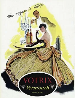 Images Dated 20th November 2015: Advert for Votrix Vermouth 1951