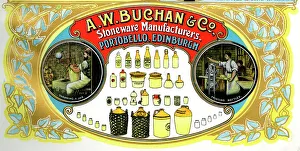 Manufacturers Gallery: Advert, A W Buchan & Co, Stoneware Manufacturers, Portobello