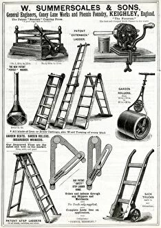 Images Dated 18th October 2017: Advert for W. Summerscales & Sons, Victorian items 1888