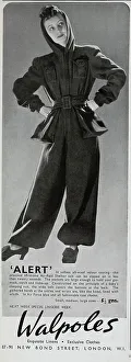 Air Raid Prints: Advert for Walpoles