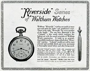 Pocket Prints: Advertisement for Waltham pocket watches