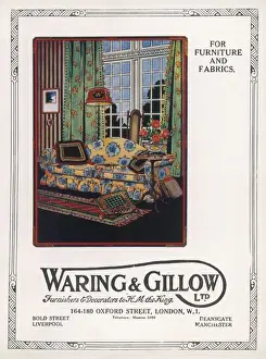 Depicted Prints: Advert / Waring & Gillow